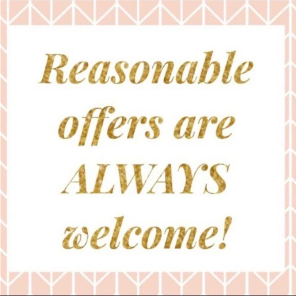 Offers are always welcome!